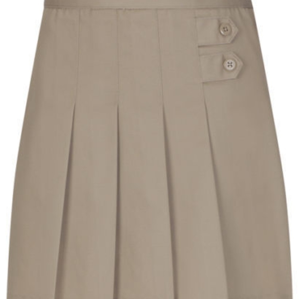 Classroom Uniforms Juniors Side Zip Skirt Pleated